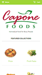 Mobile Screenshot of caponefoods.com